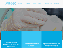 Tablet Screenshot of escolaunieco.com.br